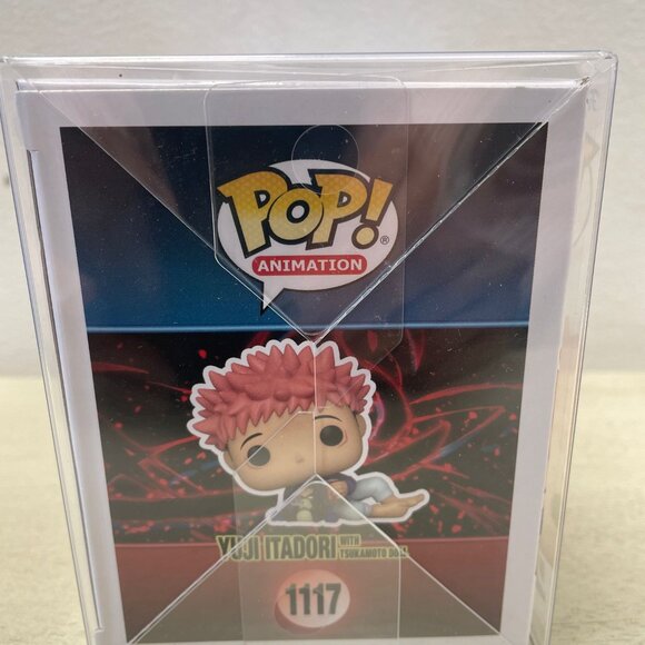NIB Funko Pop Animation Jujutsu Kaisen - Yuji Itadori with Tsukamoto Doll #1117 - Picture 8 of 10